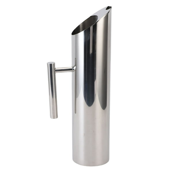 Jarabarra De Agua De Acero Inoxidable Con Protección Contra Hielo, Contenedor De Bebidas 2 Litros Con , Jarra De Bebidas Para Agua Fría, Infundir Fruta