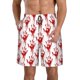thumbnail image 1 of Balery Red Bloody Scary Hands Traje de Baño Estilo Hawaiano para Hombre, Shorts de Secado Rápido con Bolsillos-Large, 1 of 6