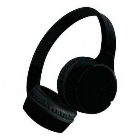 Belkin SoundForm Mini - Headphones with mic - on-ear - Bluetooth - wireless - 3.5 mm jack - black