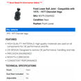 thumbnail image 2 of Front Lower Ball Joint - Compatible with 1975 - 1977 Chevy Vega 1976, 2 of 2