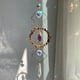 thumbnail image 1 of Nvzi Bola de prismas de cristal atrapasol para colgar en la ventana, decoración navideña para jardín, B25, 1 of 5