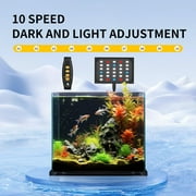 LED Aquarium Light, Clip On Aquarium Light for 5-55 Gal Tank, 24/7 Cycle Fish Tank Light with Timer, Full Spectrum Aquarium Plant Light, Clip on Freshwater Planted Light for Aquarium Plant Growth