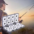 thumbnail image 3 of Caja de aparejos de pesca de 16 piezas, carretes de espuma, bandejas de aparejos, tablero portátil de plástico para pesca, aparejo Snell, bobina de Sharpla almacenamiento de línea de pesca, 3 of 8