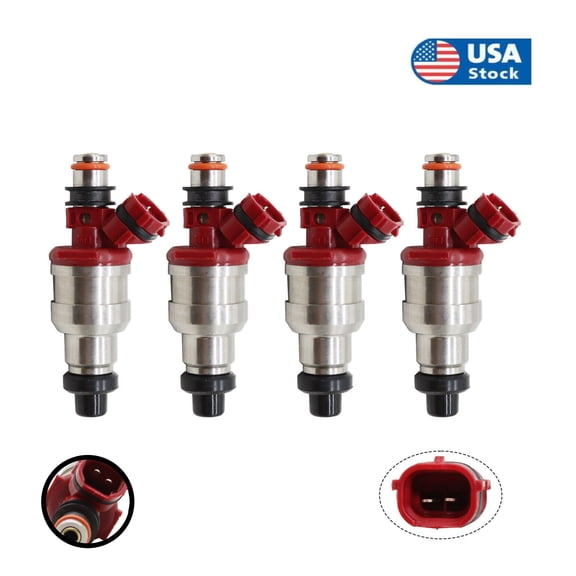 Set of 4 Fuel Injectors For 89-95 4Runner Pickup T100 22RE 2.4L 23250-35040 new