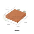 thumbnail image 1 of Notebook CPU Waterblock TEC Watercooler Pure Copper Radiator Heatsink 40X40 30X30 50X50 Semiconductor Industrial Refrigeration 50X50mm, 1 of 6