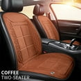 thumbnail image 3 of Wweixi Cotton Car Heated Seat Cover For Winter Seat Cover Car Seat Cover Preimum Fabric 3 Models Fast Heating Setting Portable Black Driver Single Seat, 3 of 6