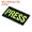 Yellow, variant on Uxcell 2x3.5" Reflective PRESS Patch IR Infrared Hook and Loop Fastener Badge, White 2 Pack