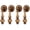 Antique Brass, variant on HDJNal Antique Brass Vintage Drop Drawer Pulls Zinc Alloy Decorative Cabinet Handles Pendant Style Furniture Hardware for Dresser Kitchen Cabinet Wardrobe Nightstand Easy Installation (4 Pack)