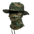 thumbnail image 2 of HuangHuanChen Bucket Hat for Men with Covering Outdoor UPF50+ Mesh Sun Hat Wide Brim Fishing Hat with Neck Flap Sun Hat for Men Women Fishmen Hat E One Size, 2 of 5