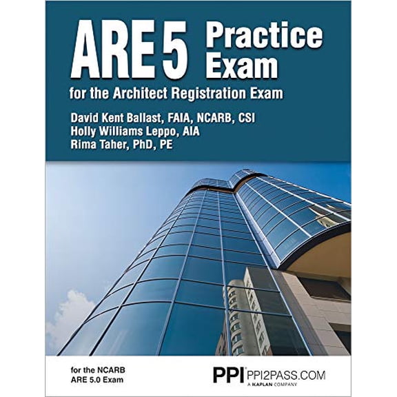 Pre-Owned Ppi Are 5 Practice Exam for the Architect Registration Exam (Paperback) - Comprehensive Practice Exam for the Ncarb 5.0 Exam (Paperback) 1591265177 9781591265177
