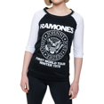 thumbnail image 1 of Ramones - Camiseta First World Tour 1978 Raglan para Mujer (Negro, Blanco), 1 of 3