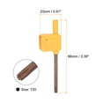 thumbnail image 2 of Uxcell Torx Screwdriver T20 S2 Flag Type Handle Star Driver Wrench Spanner Hand Operated Tool Yellow, 2 of 5