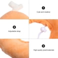 thumbnail image 3 of Mobutofu Post-Surgery Recovery Dog Collar After Surgery Plush Orange 1Set, 3 of 5