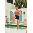 thumbnail image 2 of COOFANDY Men's Swimwear Swimsuits Solid Basic Swim Boxer Trunks Board Shorts with Zipper Pockets, 2 of 10