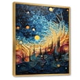 thumbnail image 2 of Designart "Sky Celestial Mosaic horizon II" Landscape & Nature Floater Framed Canvas Art Print, 2 of 7