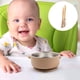 thumbnail image 4 of Juego de Cubiertos Infantiles | Silicona de Grado Alimenticio con Revestimiento Interior de Acero Inoxidable | Juego de Tres Piezas para Comida de Bebé, 4 of 5