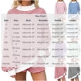 thumbnail image 4 of Qiggri Women's Oversized Striped Mock Neck Sweatshirt Soft Knit Long Sleeve Pullover Shirt Stylish Casual Fall Winter Lounge Daily Tops XL, 4 of 5