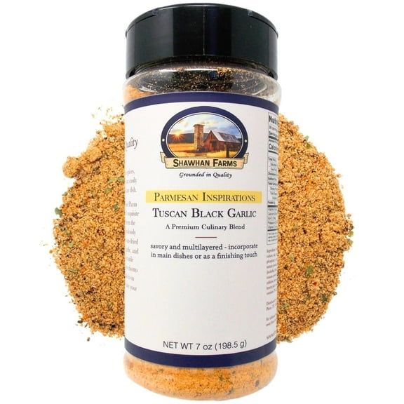 Tuscan Black Garlic Parmesan Seasoning Topper | Shawhan Farms