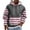 Pink, variant on LWavelet Mens Casual Striped Sleeve Drawstring Hooded Sweatshirt Pullover with Kangaroo Pocket Long Sleeve Comfortable Hoodie