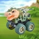 thumbnail image 5 of Oioii Toddler Dinosaur Truck Toy, Baby Pull Back Toy Car 1 2 3 Year Old Boy, Construction Vehicles, Friction Powered, Push Go Dino Car, Cool Birthday Gift for 12 18 24 Month Kid Girl, 5 of 6