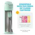 thumbnail image 6 of Cirkul 26oz StrawSip Flip Water Bottle, Stainless Steel, Double Wall Insulated, Spearmint (Mint), 6 of 12