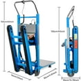 thumbnail image 2 of Gaonala 1250W Electric Stair Climbing Dolly 900lbs Heavy Duty 22Lx11.8Wx61H Alloy Steel Telescopic Handle 3-Mode Folding Blue for Furniture Appliances, 2 of 7