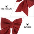 thumbnail image 4 of Miangastore Handmade Polyester Bowknots Christmas Bows Gold 8Pcs 6*4.7In, 4 of 8