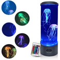 thumbnail image 1 of 16 Color Changing Usb Led Jellyfish Lava Lamp Aquarium Tank Table Night Light, 1 of 5