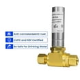 thumbnail image 2 of Chendee 1-Pack Water Hammer Arrestor,3/8" Od X3/8" Od Tee Stainless Steel Water Arrestor, 2 of 8