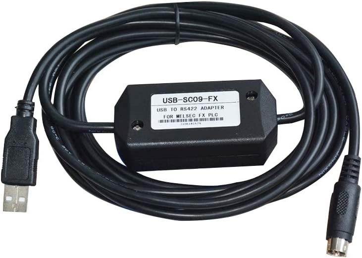 USB Programming Cable for Mitsubishi PLC FX3U and FX Series, for Taiwan ...