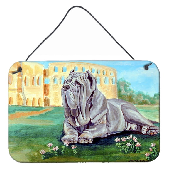 Carolines Treasures 7517DS812 Neapolitan Mastiff Wall or Door Hanging Prints 8x12 multicolor