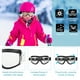 thumbnail image 3 of Vikye Gafas Protectoras, Gafas de Seguridad antiniebla a Prueba de Polvo para ni?os, Gafas Unisex Impermeables para ni?os, Ciclismo, Gafas de Seguridad Protectoras contra el Viento(Negro) Ecomeon no, 3 of 6