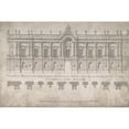 thumbnail image 3 of Luigi Vanvitelli 14x11 Black Modern Framed Museum Art Print Titled - Facade of Palace Decorated for the Marriage of the King of Naples to the Archduchess of Austria (1700-1773), 3 of 5