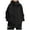 Black, variant on Women鈥檚 Plus Size Waterproof Ski Jacket 3 in 1 Coat Hooded Zip up Windproof Long Sleeve Rain Coat with Pocket