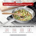 thumbnail image 6 of SUNHOUSE Tri-Ply Stainless Steel Frying Pan, 10 Inch, No Coating, Even Heating, Stay-Cool Handle, Induction & Dishwasher Safe, 6 of 10