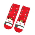 thumbnail image 4 of Penkiiy Christmas Socks Men Women Xmas Holiday Socks Bulk Unisex Novelty Christmas Crew Socks Colorful Funny Xmas Socks Unisex Christmas Casual Socks Red, 4 of 4