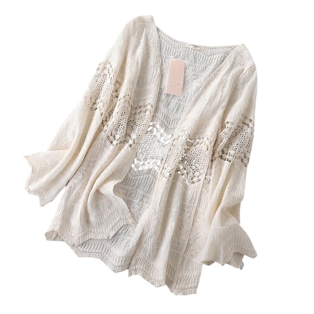 Cárdigan Salvador Mujer Verano Beige