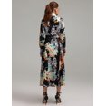 thumbnail image 4 of Vestido BELLA BARNETT estampado con cuello alto y manga larga con estampado floral, 4 of 5