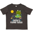 thumbnail image 3 of Inktastic Daddys Fishing Buddy Cute Frog Boys or Girls Toddler T-Shirt, 3 of 5
