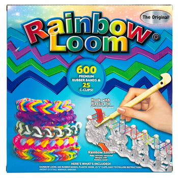 Rainbow Loom Bracelet-Making Kit with 600 Premium Rubber Bands, Boys and Girls, Child, Ages 7+
