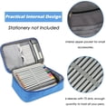 thumbnail image 4 of Estuche Grande Capacidad Bolsa para Bolígrafos con Compartimento Almacenamiento Organizador de Papelería para Niñas Fokelyi CQ374-2, 4 of 7