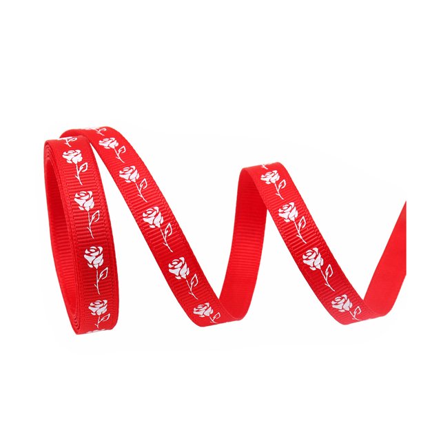 CSChome DIY Ribbon Love Heart Ribbon – Non fading Elegant Pattern DIY Festival Decoration (10mm)