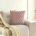 thumbnail image 5 of Hwkond Throw Pillows for Bed Solid Color Plush Pillow Living Room Sofa Bedroom Backrest Turtle Back Plush Jerk Feeling Pillow,Pink, 5 of 5