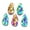 20Pcs, variant on MATROOY 1Bag Stainless Steel Flat Round Triangle Heart Pendants Charms Rainbow Color-20Pcs,Triangle,28.5x23x2mm, Ho...