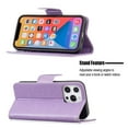 thumbnail image 2 of Allytech Case for iPhone 13 Pro Max Wallet Case with Card Slots, Embossed Butterfly PU Leather Folio Flip Stand Protective Magnetic Snap Case wtih Hand Strap for iPhone 13 Pro Max 6.7" 2021, Violet, 2 of 4
