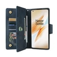 thumbnail image 2 of Étui pour OnePlus 8 Pro Portefeuille à Fermeture Éclair en Cuir Magnétique Porte-Cartes, 2 of 5