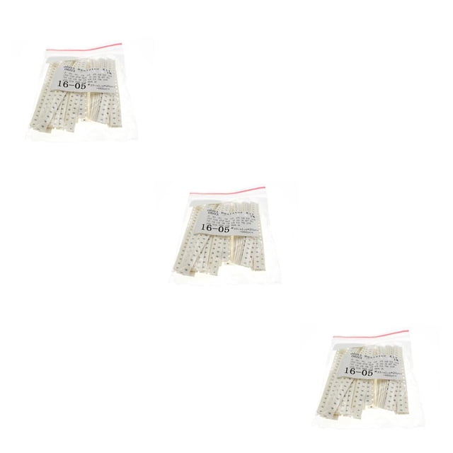Destyer 660pcs / Sac Résistance Résistance Résistance Résistance Film Pack Résistances Assortiment Ohm Composants Ménage Professionnel 0603 Puce 3Set