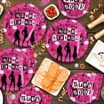 thumbnail image 7 of Girls Party Supplies Birthday Tableware - 96 Pcs Burn Book Lips Plates and Napkins Sets with Forks, So Fetch Women Movie Party Decorations, Bridal Shower Disposable Dinnerware, Serves 24, 7 of 7