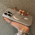 thumbnail image 2 of Fashion Luxury Matte Magnetic Case For iPhone 15 14 13 12 11 Pro Max Plus Phone Cases For Magsafe Shockproof Bumper Soft Cover, 2 of 5