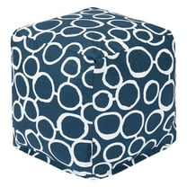 Majestic Home Goods Fusion Indoor Ottoman Pouf Cube